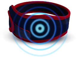 Opaska do akupresurowej rehabilitacji stawów kolanowych